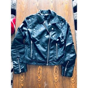 Leather Jacket with skull